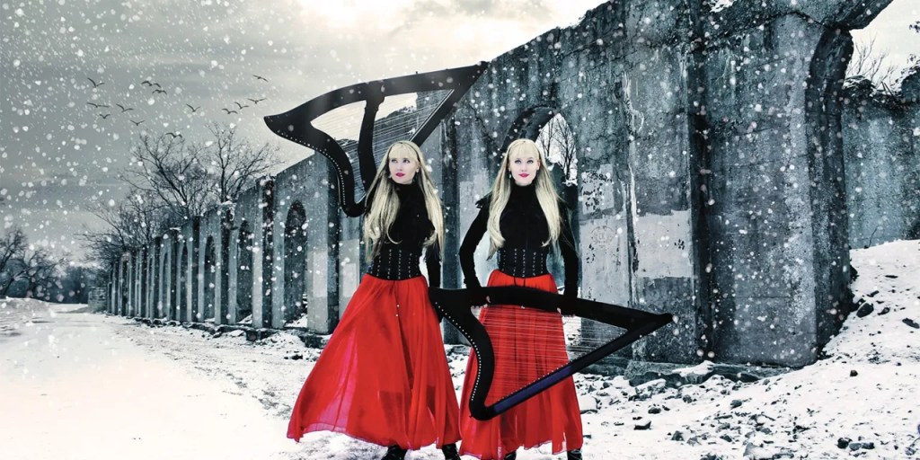 Holiday music video countdown Day 21 (Yule edition), featuring the Harp&nbsp;Twins